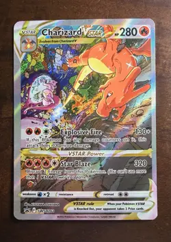 Charizard VSTAR SWSH262 Sword & Shield Promo Full Art Holo Pokemon TCG Card - Image 1