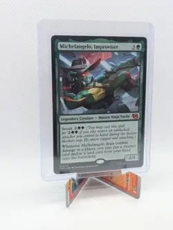 MTG - Michelangelo, Improviser - Regular Mythic #119 - TMNT NM - Image 1
