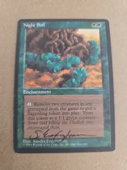 Night Soil SIGNED By Sandra Everingham Magic The Gathering - Image 1