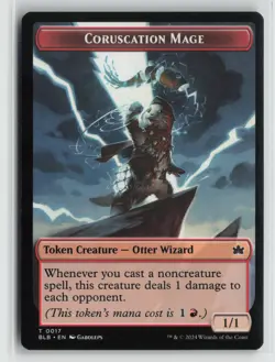 Coruscation Mage Token 0017 Bloomburrow BLB MTG Magic - Image 1