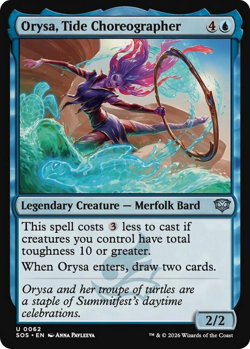 MTG Magic 1x Orysa, Tide Choreographer FOIL (M/NM) Secrets of Strixhaven - Image 1