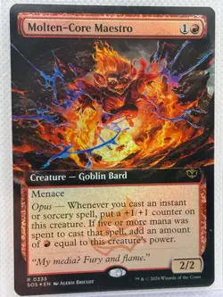 Molten-Core Maestro (Extended Art) FOIL Secrets of Strixhaven 0335 - Image 1