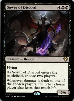 Sower of Discord 187 Rare Commander Masters Magic: The Gathering Lightly Played - Image 1