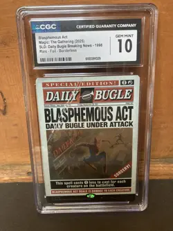 Blasphemous Act 1998 Rainbow Foil - Secret Lair Drop Series (SLD) MTG CGC 10 - Image 1