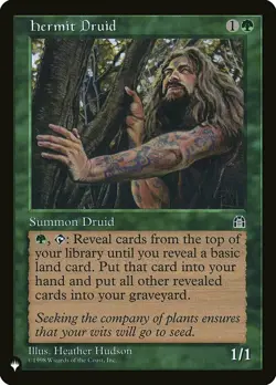 Hermit Druid - The List Light Play, English Magic the Gathering MTG The List - Image 1