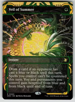 Veil of Summer Rare Secrets of Strixhaven: Mystical Archive 60 MTG NM 2026 - Image 1