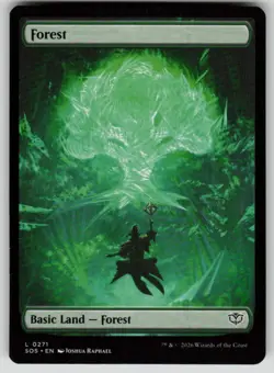Forest (0271) Land Secrets of Strixhaven 271 MTG Near Mint 2026 - Image 1