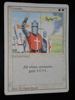 Crusades Revised Edition LP Lightly Played MTG Magic the Gathering - Image 1