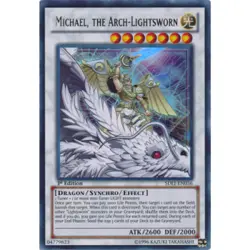 SDLI-EN036 Michael, the Arch-Lightsworn Ultra Rare 1st Edition NM YuGiOh TCG - Image 1