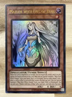 2x Yugioh Maiden With Eyes Of Blue LDK2-ENK06 Unlimited MINT - Image 3