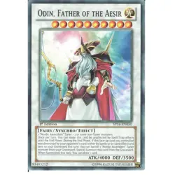 SP14-EN050 Odin, Father of the Aesir Starfoil Rare 1st Edition NM YuGiOh TCG - Image 1