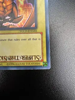 Yugioh The Winged Dragon of Ra YGLD-ENG03 Ultra Rare Limited Edition MISPRINT!! - Image 4