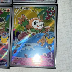 Pokemon First Partner Illustration Collection Lot - 6 Cards piplup, rowlet etc. - Image 3