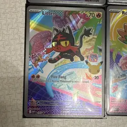 Pokemon First Partner Illustration Collection Lot - 6 Cards piplup, rowlet etc. - Image 4