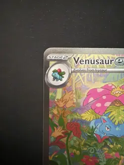 Pokemon TCG Venusaur ex Scarlet & Violet 151 198/165 Holo Illustration Rare - Image 2