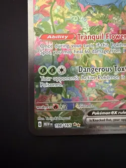 Pokemon TCG Venusaur ex Scarlet & Violet 151 198/165 Holo Illustration Rare - Image 4
