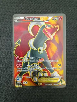 Pokemon Houndoom EX Full Art Ultra Rare Holo Card 153/162 - Image 2