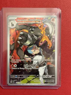 Pokemon Destined Rivals Team Rocket's Houndoom 191/182 NM - Image 1