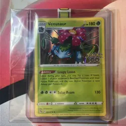 Venusaur 003/078 Holographic Rare Pokemon GO Set Pokemon TCG Near Mint - Image 3