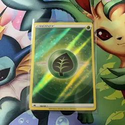 Pokemon Ultra Rare Leaf Energy Textured Holo 2023 Crown Zenith 152/159 NM - Image 1