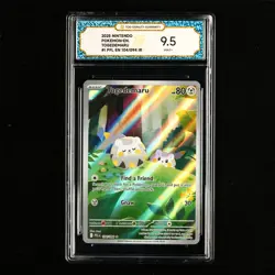 TQG 9.5 Mint+ 2025 Pokemon ENG Togedemaru #I PFL EN 104/094 IR - Image 2