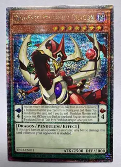Yugioh - Odd-Eyes Pendulum Dragon - 1st Edition QCR Quarter Century Rare TN23 - Image 1