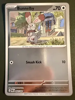 Pokemon TCG Bunnelby 64/88 Perfect Order ME3 Reverse Holo NM - Image 1