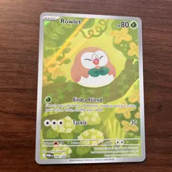 🔥Rowlet 90/88 Illustration Rare Holo Pokemon Perfect Order 2026🔥 - Image 4