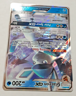 2018 Pokemon Sun & Moon Promo SM147 Glaceon GX - see photos, tiny flaws - Image 5
