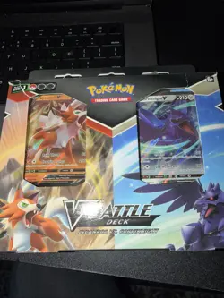 Pokemon TCG: V Battle Deck Lycanroc VS Corviknight Double Deck Bundle SEALED 820650809576 - Image 1
