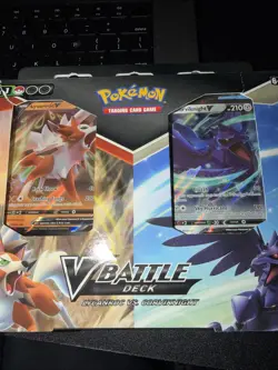 Pokemon TCG: V Battle Deck Lycanroc VS Corviknight Double Deck Bundle SEALED 820650809576 - Image 2