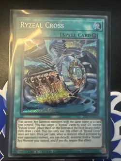 Yugioh Ryzeal Cross 25LP-EN015 Secret Rare World Championship Pack 2025 Paris - Image 1