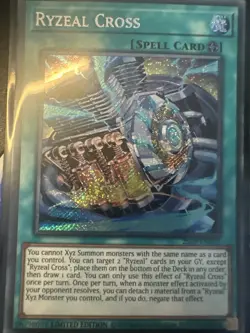 Yugioh Ryzeal Cross 25LP-EN015 Secret Rare World Championship Pack 2025 Paris - Image 2
