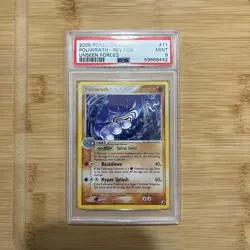 Poliwrath 11/115 Unseen Forces Reverse Holo Pokemon PSA 9 - Image 1