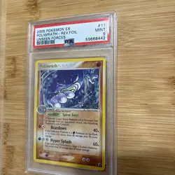 Poliwrath 11/115 Unseen Forces Reverse Holo Pokemon PSA 9 - Image 4