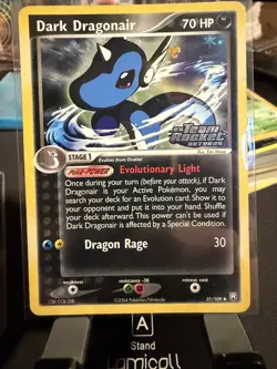 Pokemon Dark Dragonair 31/109 Team Rocket Returns Reverse Holo Uncommon 70 HP - Image 1