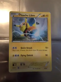 Pokemon XY Trainer Kit: Pikachu Libre & Suicune Pikachu Libre 14/30 Non Holo - Image 1