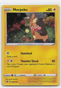 MORPEKO SWSH116 HOLO PROMO SWORD & SHIELD PROMO POKEMON - Image 1