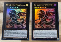 Yugioh! Red-Eyes Flare Metal Dragon x2 LDK2-ENJ41 Playset NEW Unlimited NM/M - Image 1