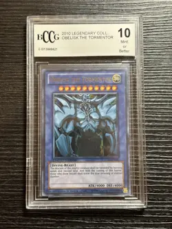YuGiOh! - Obelisk the Tormentor LC01- EN001 Limited Edition Graded BCCG 10 - Image 1