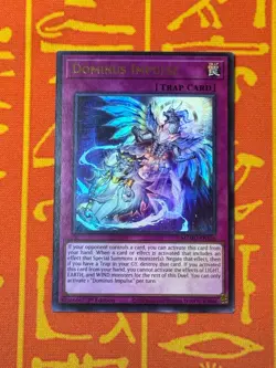 YUGIOH DOMINUS IMPULSE ULTRA RARE NEAR MINT MZMU-EN126 NA PRINT - Image 1