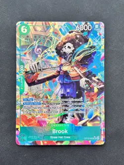 One Piece TCG Brook OP15-032 Alternate Art English Mint - Image 1