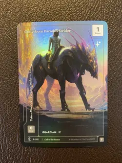 Wonders Of The First Craterborn Paradox Strider Boundless Token Formless Foil NM - Image 2