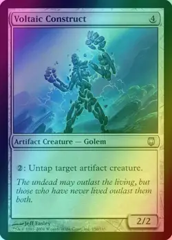 Magic The Gathering Voltaic Construct Darksteel Foil MTG Card - Image 1