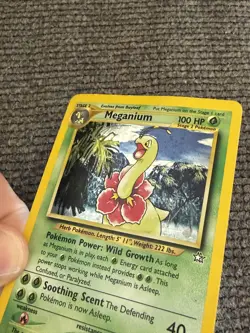 Vintage Pokemon Meganium Neo Genesis Rare 11/111 WOTC TCG Card English Unlimited - Image 3