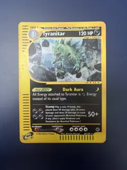 Pokemon TCG Expedition Tyranitar Card 66/165 Non-Holo MP - Image 1