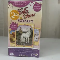 Bella Sara Royalty Booster Box 21 Cards English 2009 Hidden City Games - Image 1