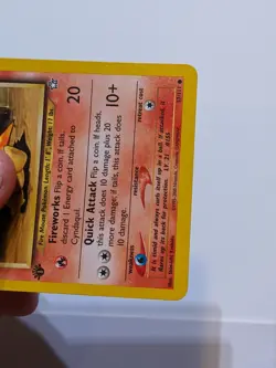 Pokemon Card Cyndaquil Neo Genesis 1st Edition 56/111 Common Near Mint - Image 3