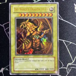 Yugioh The Winged Dragon of Ra GBI-003 Ultra Rare Egyptian God Card - Image 1