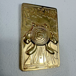 Pokemon Limited Edition 1999 Burger King Poliwhirl 23K Gold Plated Trading Card - Image 2